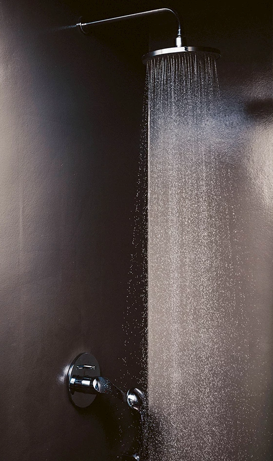 Eine Regendusche.