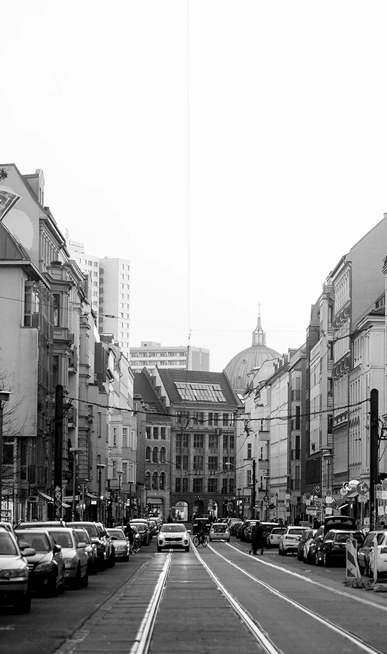 Die Innenstadt.