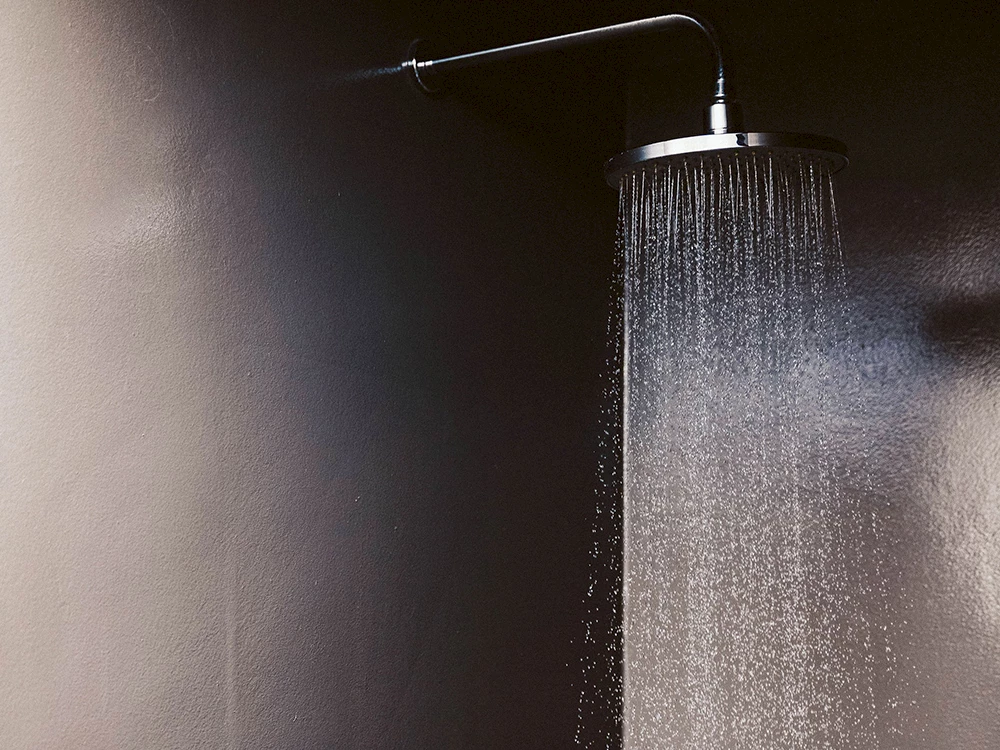 Eine Regendusche.